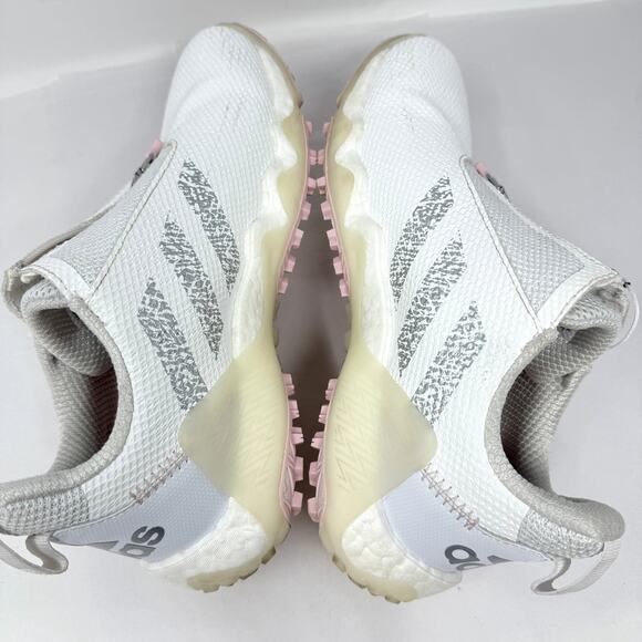 Adidas Codechaos 22 BOA Sneaker Womens 7 White Pink Spikeless Golf Shoes GX3944 - Picture 8 of 8